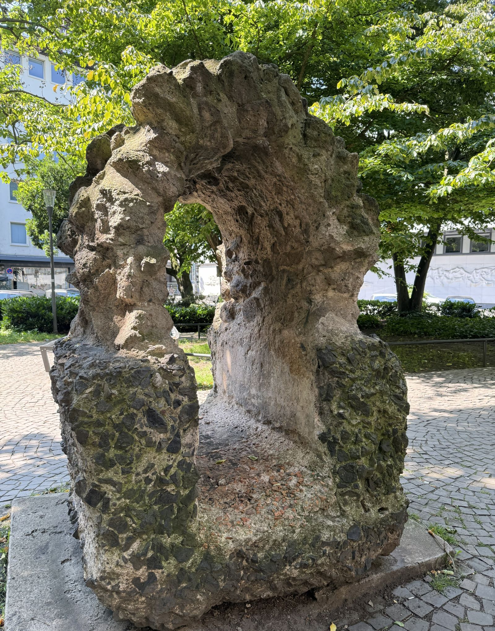 Ausschnitt aus der römischen Eifel-Wasserleitung im römischen Köln
